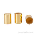 Gold Aluminium Metall -Parfümkappe für Glasflaschen